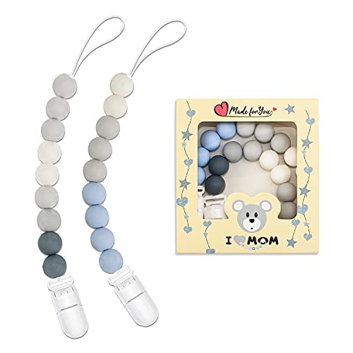 Il miglior regalo per i bambini: la catenina ciuccio è tutta fatta a mano, molto resistente e sicura. La catena portaciuccio può accompagnare la crescita sana del bambino ed è uno dei must have per i neonati.