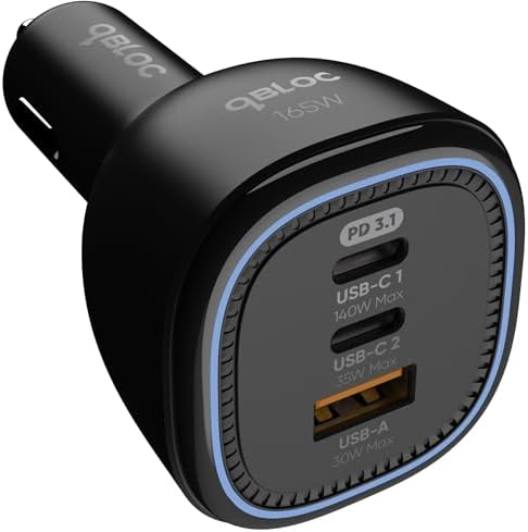 RayCue USB-C Adapter für MacBook Pro/Air - 3 USB 3.0-Anschlüsse, Kartenleser, Thunderbolt 3 PD Port & MagSafe 3 Ladeunterstützung