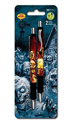 The Walking Dead Zombic Comic Artist Tony Moore Set of Two Gel Pens 0.7mm Black