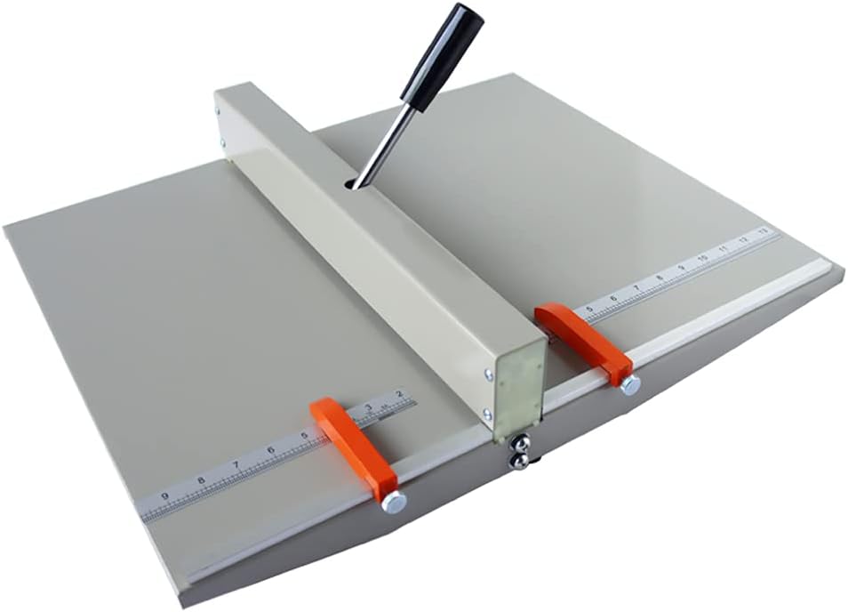 Manual 18" 460mm Scoring Paper Creasing Machine Scorer Creaser + 2magnetic Block, Manual Paper Creaser for Files Photos Menus Book Covers Creasing