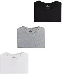 Kit Com 3 Camisetas Femininas Básicas