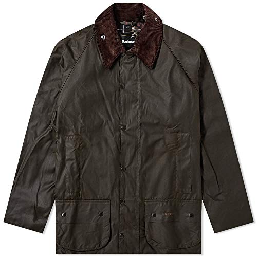 Barbour Men's Beaufort Wax Jacket (40, Olive)