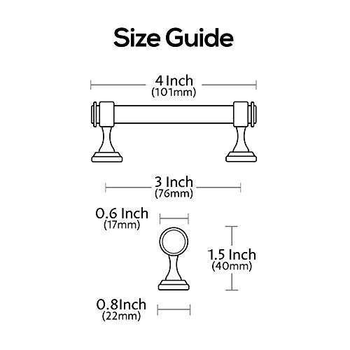 Alzassbg 10 Pack Brushed Satin Nickel Cabinet Pulls, 3 Inch(76Mm) Hole Centers Cabinet Handles Kitchen Hardware Straight Bar For Cabinets And Drawer Al3082Sn #TOP4
