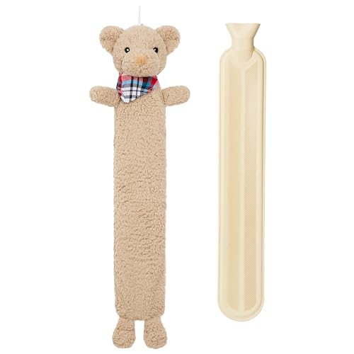 Bouillotte eau chaude doudou caoutchouc naturel hot water bottle 2L