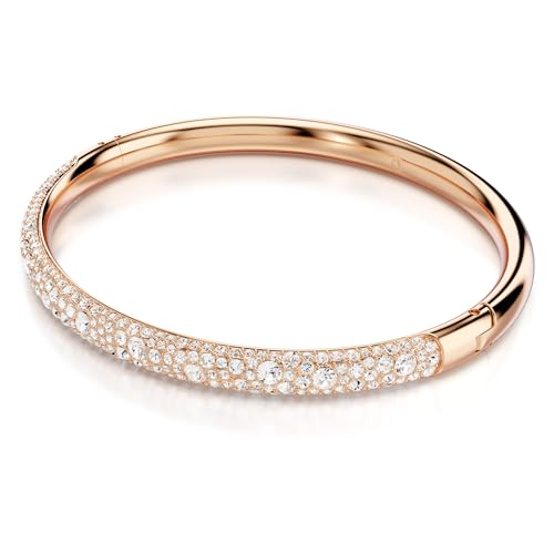 Swarovski Meteora Bangle, Snow Pave, Clear Crystals on Rose Gold-tone Finished Metal2