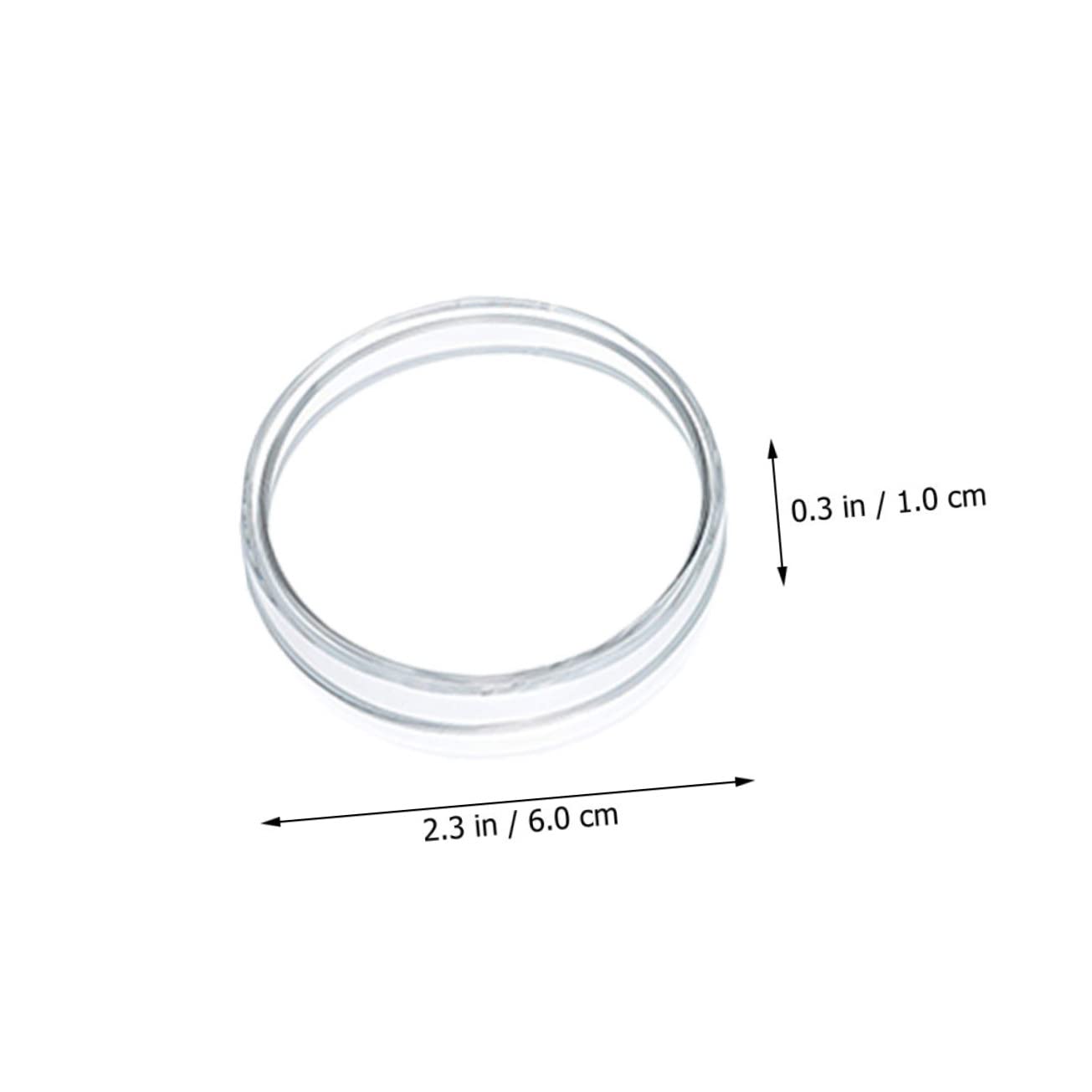 COSMEVIVI Professional Lab Petri Dishes 10pcs Agar Dishes with Lids for Experiments