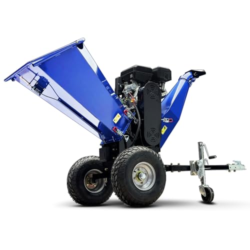 420cc 15HP Gas Wood Chipper with E-Start & Tow