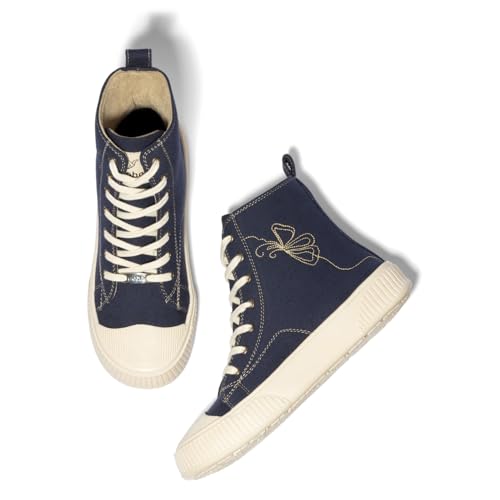 Image of YOHO Canvas CZ Sneakers for Women | Lightweight Casual Shoes | Everyday Comfort, Breathable Fit, Durable Grip Sole, Versatile Slip-On or Lace-Up Style, Trendy