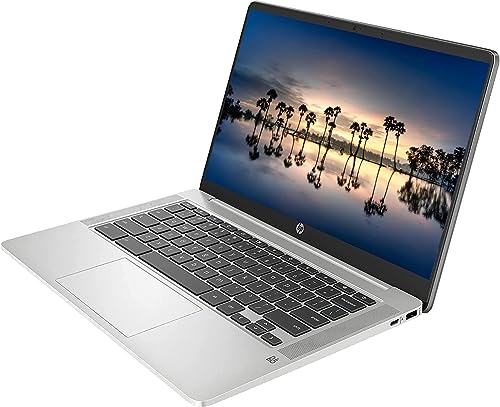 Image of HP 2023 14 inch HD IPS Chromebook, Intel Processor Up to 3.10GHz, 8GB Ram, 128GB SSD, Intel 4K Graphics, Super-Fast 6th Gen WiFi, Chrome OS (Renewed)