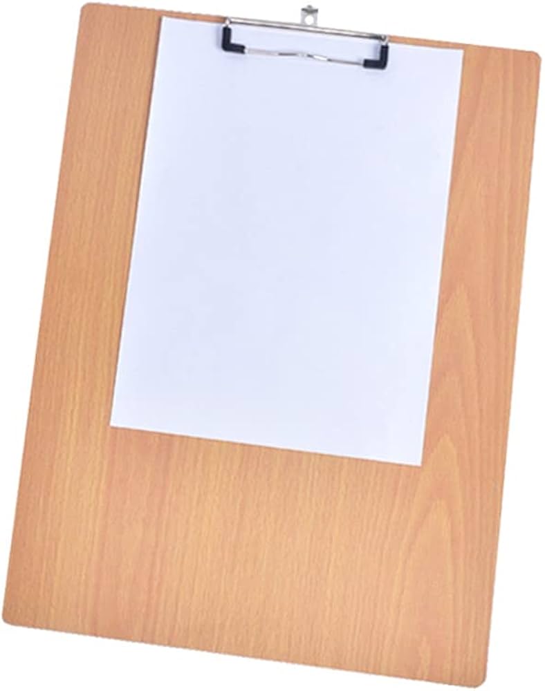 Paket] Bütic Holz Klemmbrett Standardform - Scharlachrot - Für A3 A4 A5 A6 Mit Aufhängeösen