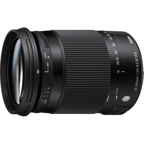 Sigma 18-300mm f/3.5-6.3 DC Macro OS HSM Contemporary Lens for