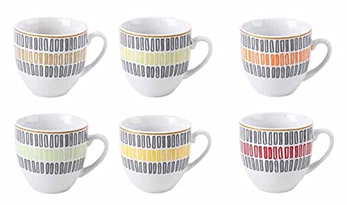 Set 6 Tazzine Tazze Caffe' Bra' color senza