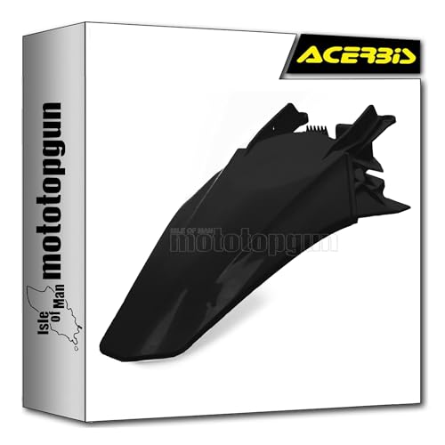 Garde-boue arrière noir Acerbis pour Gas Gas EX 250 F, idéal pour vos sorties enduro