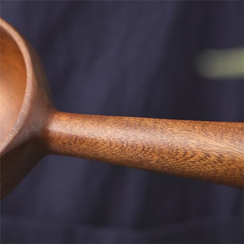 Cucharón de madera Ultensils de diseño elegante para servir caldos 5