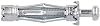 Molly M14115-XJ Set of 25 Expansion Metal Cavity Wall Dowels with Screws M4, Grey