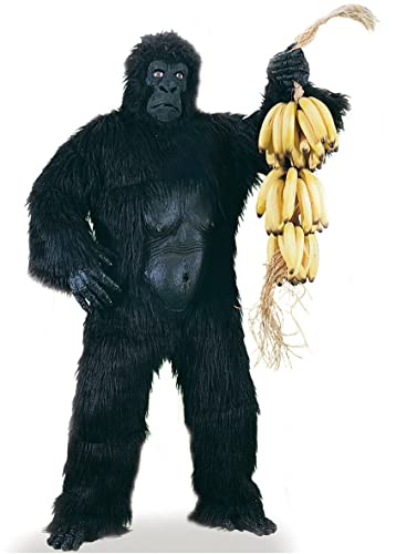 Carnival Toys - 25905 - Costume Gorilla pour Homme - Tête et Pieds séparés