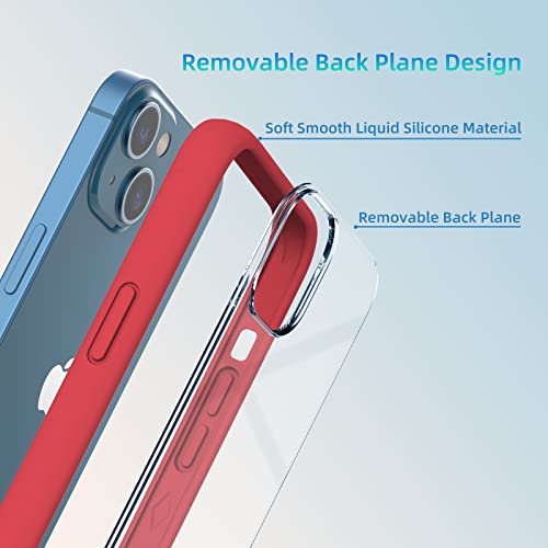 Coque iPhone 13 rouge anti-rayures pour éviter la casse de l'appareil photo