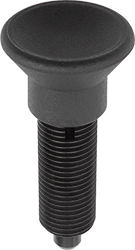 Kipp 03093-1410 Steel Indexing Plungers Without Collar, G Style, Locking Pin Hardened, M20 x 1.5 Thread, 74 mm Length #1