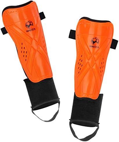 Outfun Youth Soccer Shin Guards, Kids Soccer Shin Pads, Child Calf Protective Gear, Soccer Equipment with Sleeves for 3-14 Years Old Boys Girls