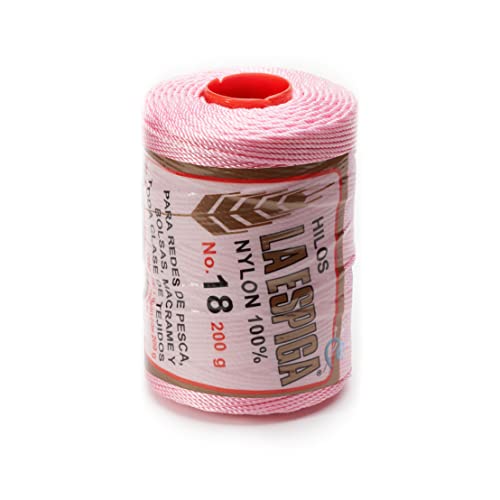 Image of Espiga No.18-100% Nylon Omega String Cord for Knitting and Crochet - 07 Baby Pink