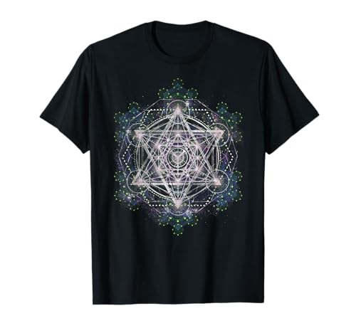 Metatron Cube Sacred Geometry Shirt - Spiritual Yoga T-shirt T-Shirt