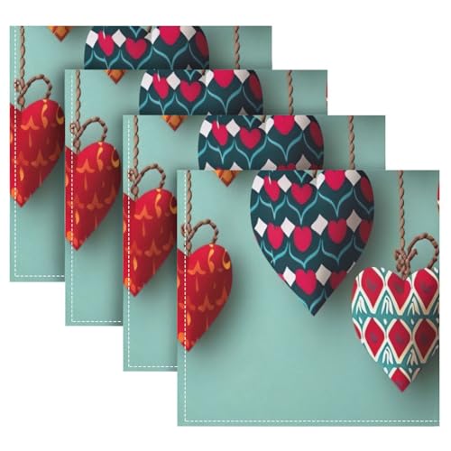 Servilletas de tela Qilmy pack x4 20 x 20 pulgadas miniatura 1
