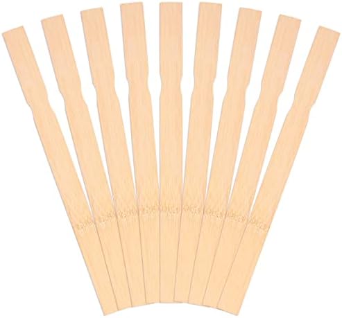 Wooden Paint Stir Sticks -ANTETOK 12 Inch Paint Sticks Stirrers for Paddles Resin or Wood Craft Sticks, Garden and Library Markers(Pack of 50)