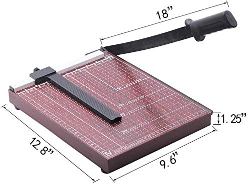 Paper Cutter A4 Guillotine Paper Cutter Paper Trimmer A4 Paper Trimmer-Can Trim Files,Photos, Improve Cutting Precision