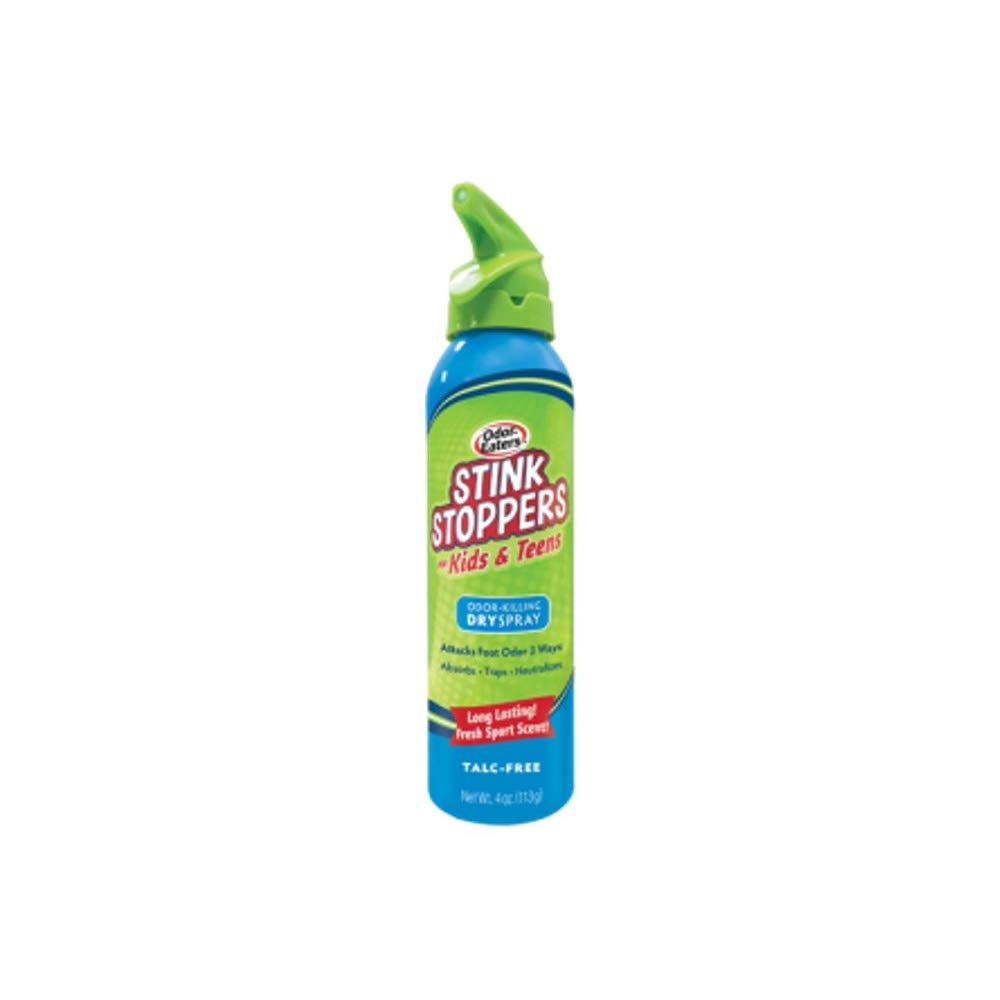 Odor Eaters Stink Stoppers Foot Spray 4 Ounce (For Kids/Teens) (3 Pack) : Health & Household