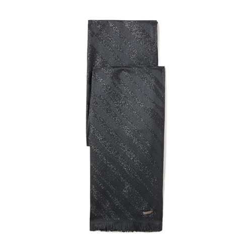 Écharpe légère en chambray solide Calvin Klein noire taille unique