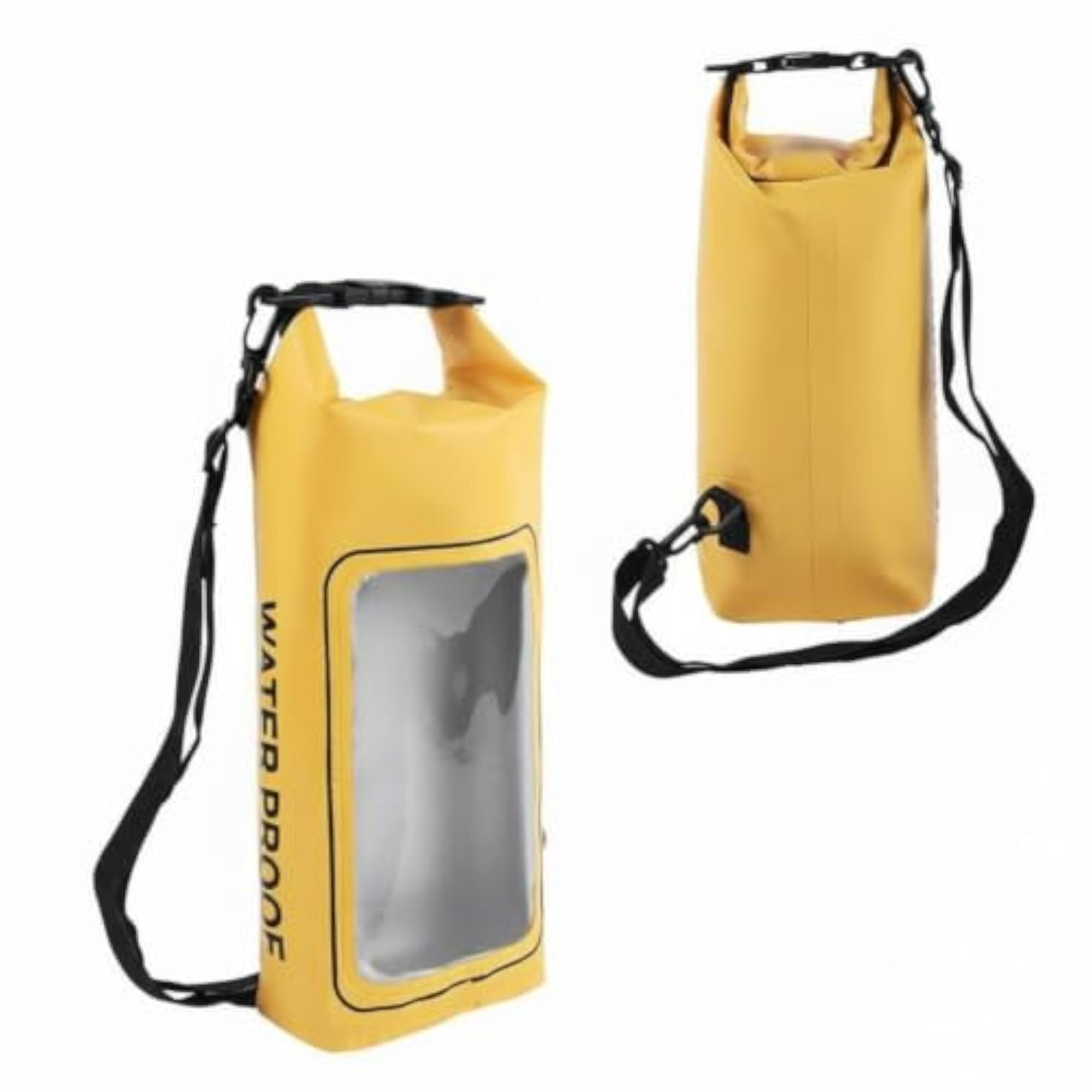 Waterproof Crossbody Bag with Touch Screen Compatible Window