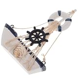 Modellino di barca a vela in legno: un regalo meraviglioso per , amici e familiari, un ornamento a forma di nave