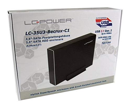 Caja externa USB 3.1 para disco SATA 3.5" miniatura 3