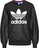 adidas 70 Corte ancho. adidas Sudadera para Mujer, Mujer, Trefoil, Negro, 36