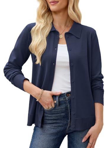 Image of Heymoments Womens Lightweight Cardigan Sweaters Fall Outfits