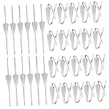 Pince pour plafonnier - fabriquées avec un matériau métallique pour plus de durabilité, pinces à nœud pour lustre sont des pièces robustes, utiles, clips de suspension
