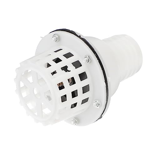 Cabilock Fußventil Aus Pvc-material Für Poolpumpe Stabiles Rückschlagventil Bruchfeste Wassertankarmatur Für Effektiven Saughub Der Pumpe