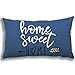 YCOLL Lumbar Pillow Covers 12x20 Set of 4, Modern Sofa Throw Pillow Cover, Decorative Outdoor Linen Fabric Pillow Case for Couch Bed Car, Light Blue