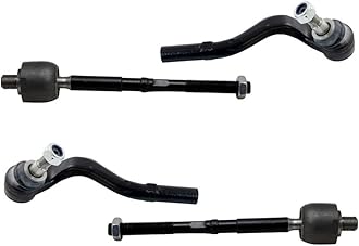 TRQ Front Tie Rod Set Compatible with 2014-2016 Mercedes-Benz E250 2010-2016 E350 2013-2016 E400 2010-2011 E550