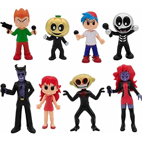 Friday Night Funkin Action Figures 8PCS Game Character PVC Figure for Home Decoration Collectible Model 7.5-11.5CM Cover