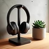 Suporte Premium Para Headset E Headphone De Mesa, Design Minimalista, Compatível Com Fones Gamer, Base Antiderrapante, Impressão 3D, Marca VARENZIA