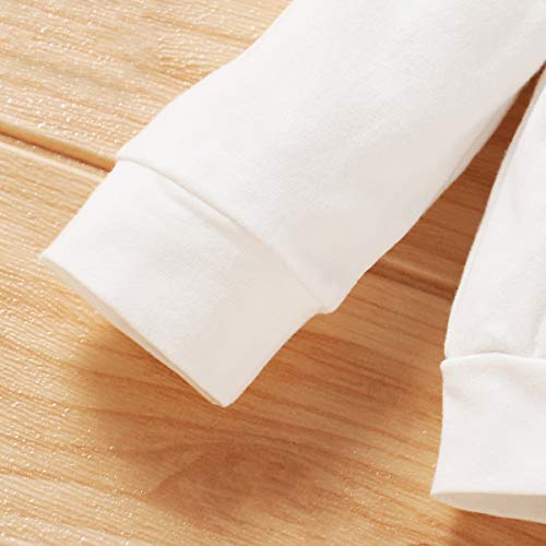 Borlai 0-24M pasgeboren baby meisje zonnebloem hoodie + broek + hoofdband 3 stks kleding pak - Image 5