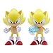 Just Toys LLC Sonic The Hedgehog Super Sonic 4″ Buildable Action Figure – Official Sonic The Hedgehog Series 2 Collectible with Chaos Emerald Accessory