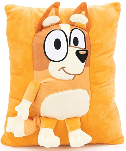 Image of Bluey Bingo Snuggle Pillow - Super Soft Plush Decorative Throw Pillow – Measures 13 Inches (Official Product)