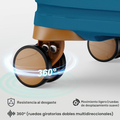 Miniatura 8 de Joyway 6 Piezas Juego De Maletas, Set Trolley De Viaje, Rodillo De 360 , Cerradura Tsa Y Interior Compartimentado, Ligero Duradero Gran Espacio Incluidas 1 Bandolera Y 1 Bolsa