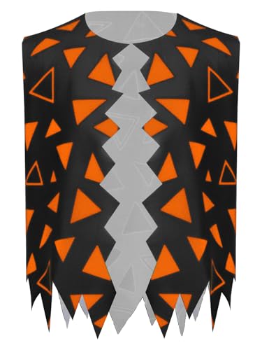 Sxiwei Kids Boys Opening Tank Top Waistcoat Sleeveless Jagged Trim Vest Bam Caveman Clothing History Outfits