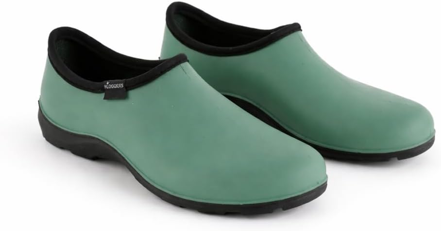 Sloggers ProLite Men’s Garden & Work Slip-On Shoes – 25% Lighter Waterproof Clogs with All-Day Comfort Insoles, UV Protection, Arch Support & Deep-Lug Traction – Made in USA with US & Imported Parts - Rainforest Green 11 Rainforest Green image 2 of 5 B0FQNXPB47
