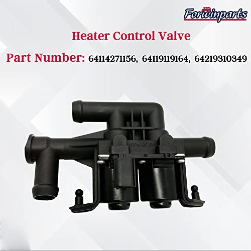 Forwinparts Heater Control Valve for BMW F10 F01 F02 F11 F12 535i 740Li 520i 523i 528i 550i 640i 650i 740i 750i 750Li 760Li Activehybrid Alpina M5 M6 2010-2018 64219310349 6411911916404