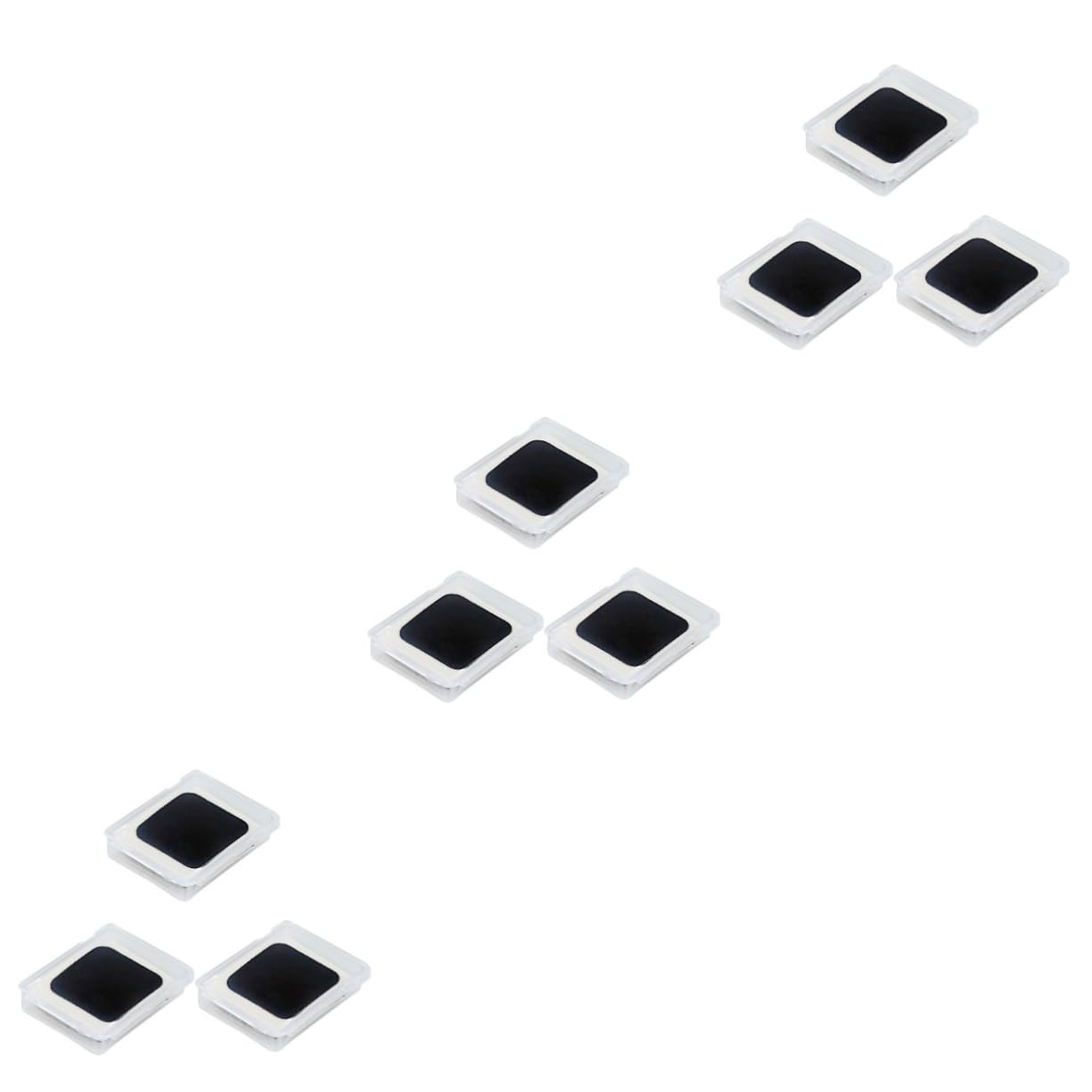 ibasenice 9 Sets Tire Patch Kits for Bike Punctures Stickers Waterproof Portable for Inner Tubes and Air Beds