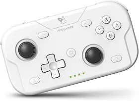 AceGamer Wireless Pocket Controller for Nintendo Switch/Switch 2/Android/iOS/PC/Steam Deck/Phone,1000Hz Polling Rate, Bluetooth Controller with Lift-and-Lock Joysticks/6-Axis Gyroscope